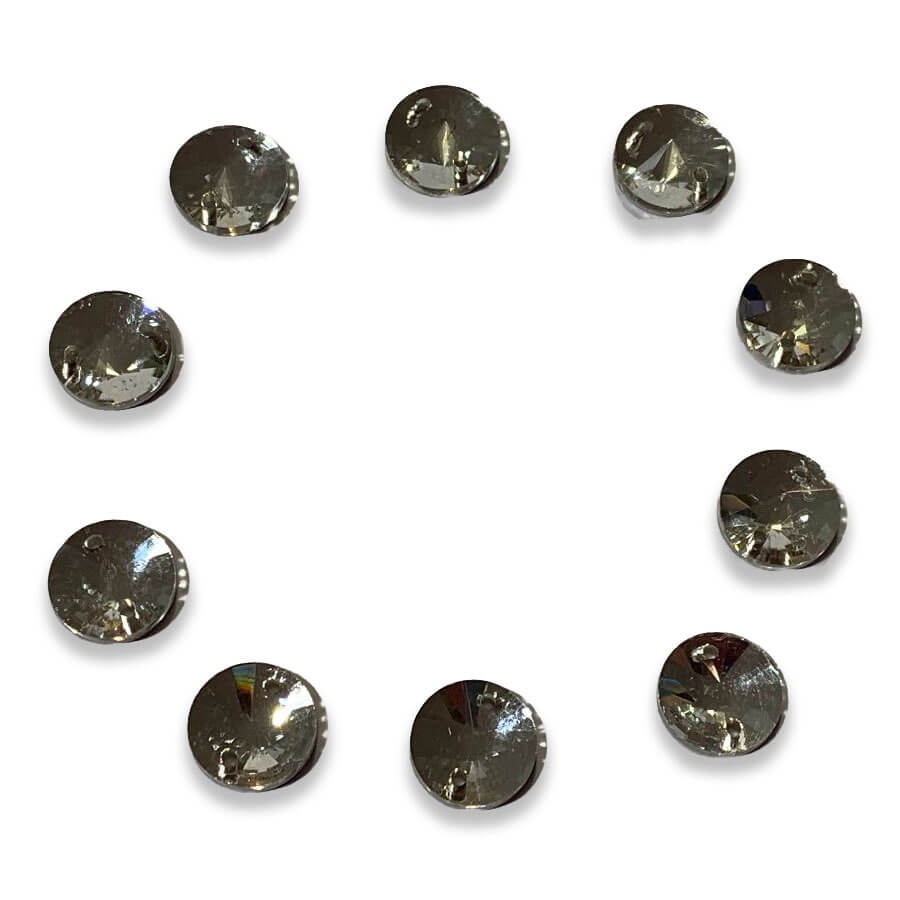 Cristal redondo facetado de 10 mm referencia 154.99133.1