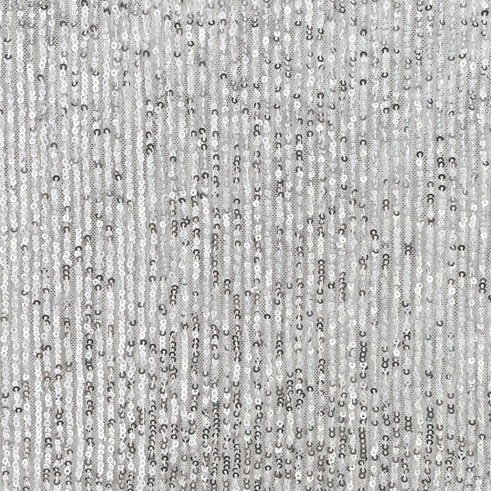 Tela de Lentejuela Canalé Ancho 150 cm – Base de Punto - Imagen 2