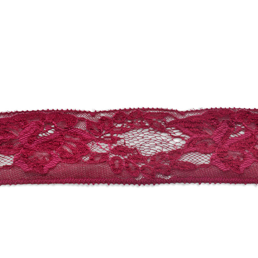 Encaje floral elegante para acabados textiles