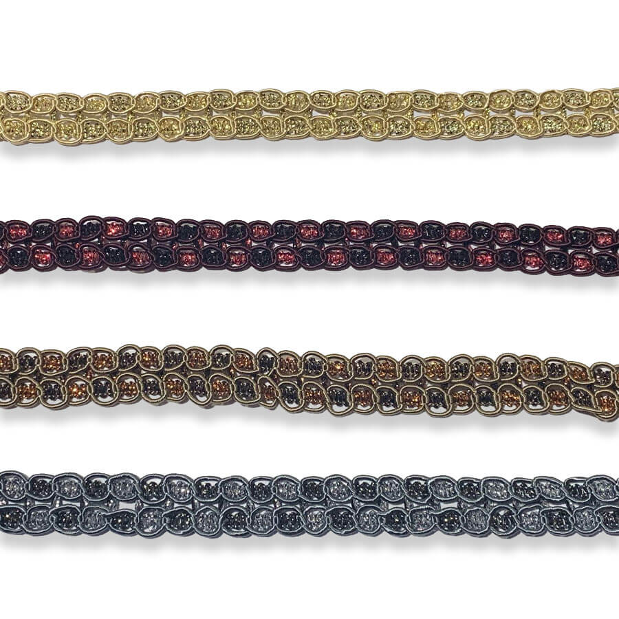 Galón ornamental para trajes regionales y carnaval