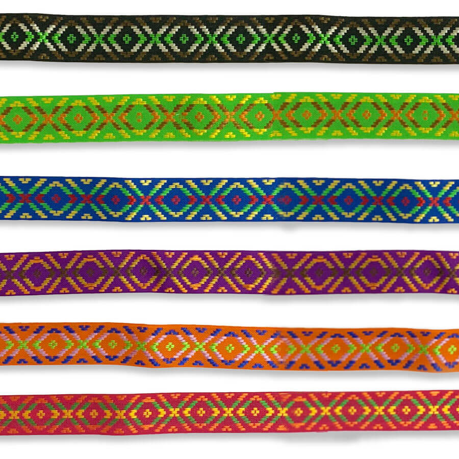 Tapacosturas Étnico Jacquard Multicolor - Varios Colores - Imagen 1
