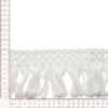 Fleco rústico de algodón de 10 cm color blanco referencia 492.7522.91