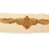 Cinturón de pedrería oro 35 cm elegante