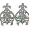 Galón ornamental plata para trajes de Moros y Cristianos.
