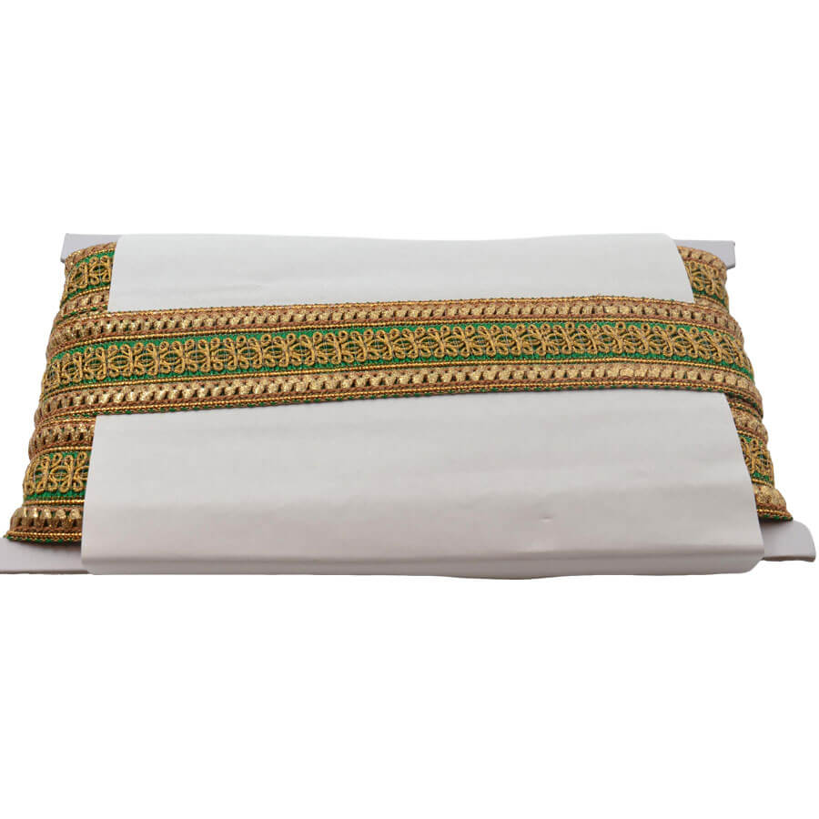 Galón ancho de 4 cm para Moros y Cristianos y vestuario festivo.