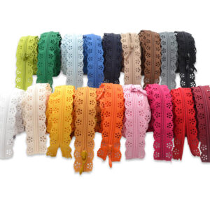 variedad de colores cremalleras decorativas