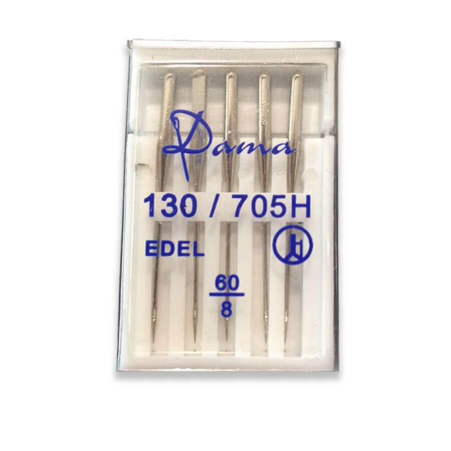 Agujas Dama Edel 130/705H número 60 para máquina de coser