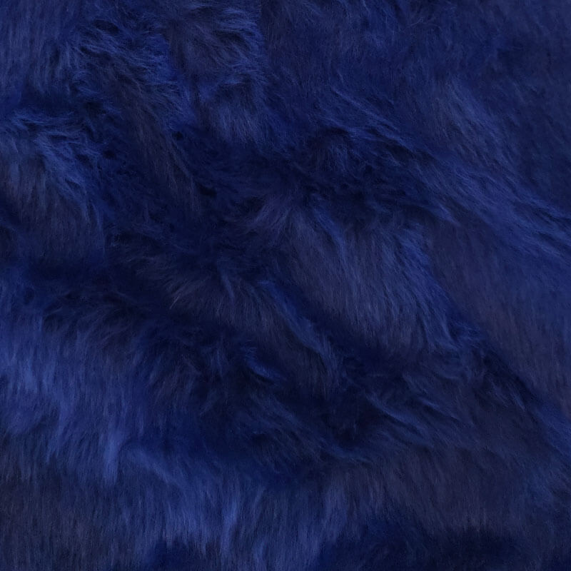 tela efecto pelo azul