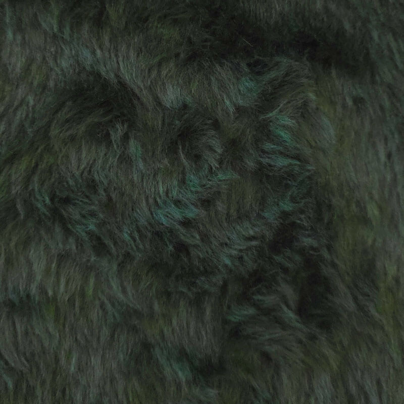 tela efecto pelo verde