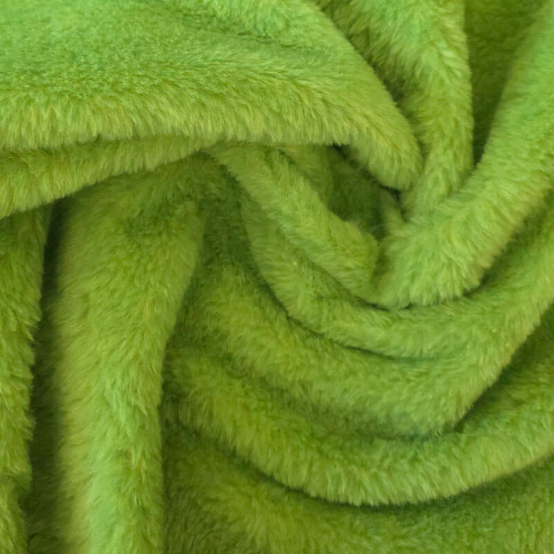 tela efecto pelo verde
