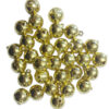 Cascabeles de latón color oro de 14 mm en pack de 50 unidades