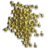 Lote de cascabeles decorativos oro para confección festiva