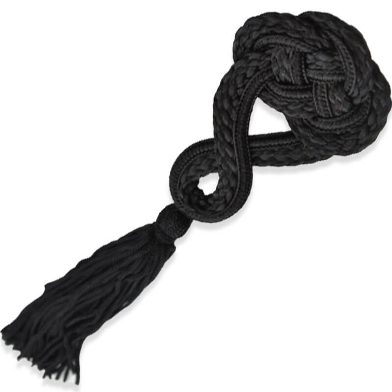 Alamar Agremán con Flecos 15 cm Negro – Pack de 2 Unidades - Imagen 4