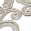 Aplique ornamental grande 17 cm en color plata