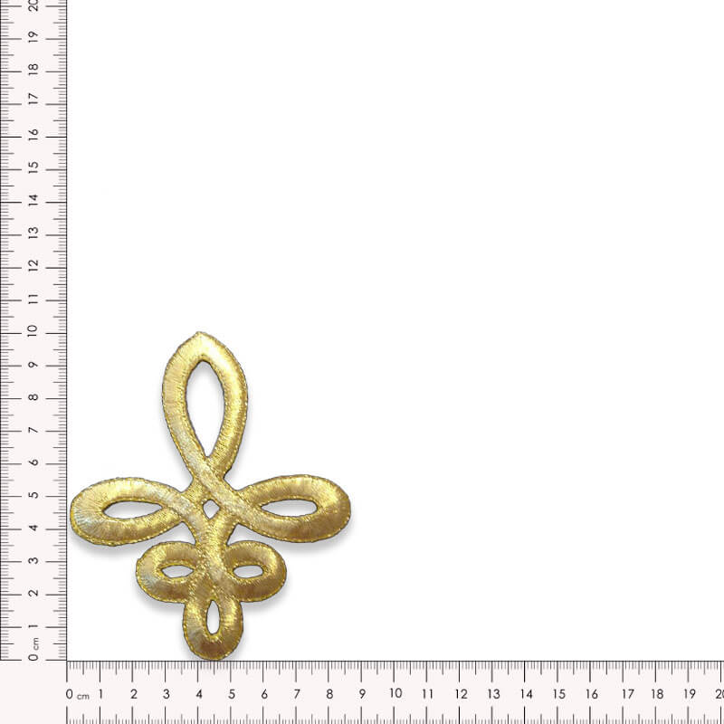Galón ornamental oro para confección festiva