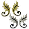 Aplique Bordado Hojas Ornamentales 13 cm (Pareja) - Thumbnail Image 1