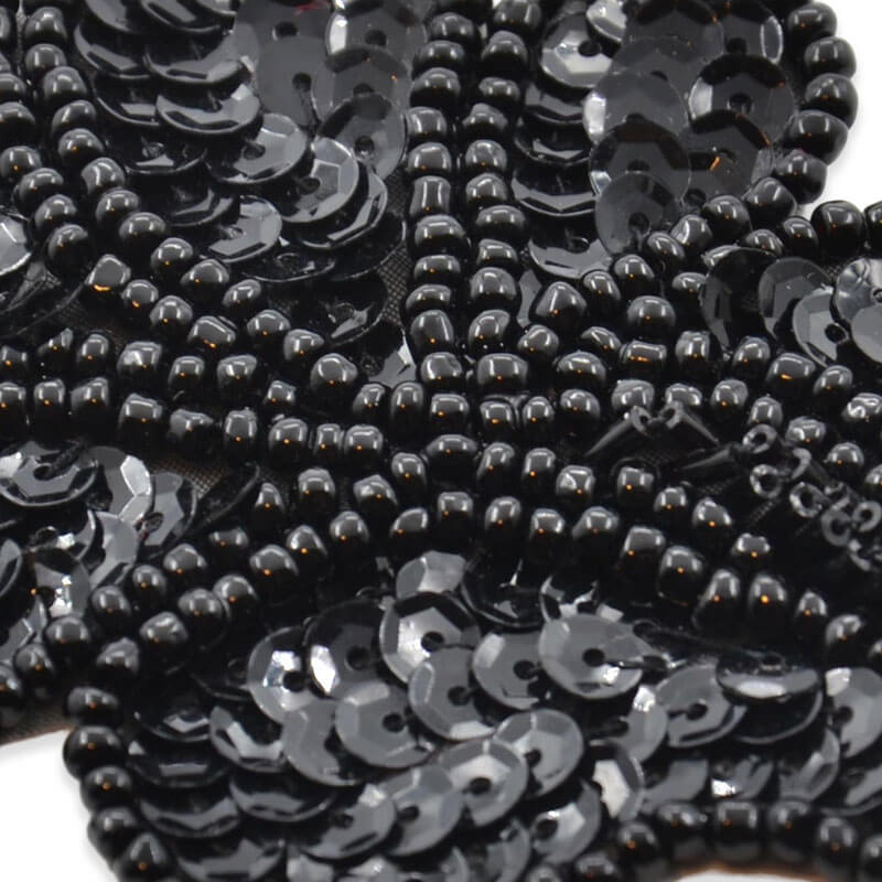 2644796935 aplique decorativo negro para prendas