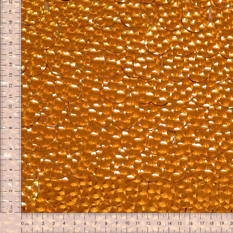 tela lentejuela 3d oro relieve sobre licra