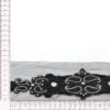 Cinturón de pedrería plata 35 cm elegante