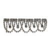 tira de strass con colgantes brillantes