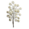 prendido decorativo blanco con perlas