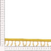 fleco decorativo amarillo de 3,5 cm