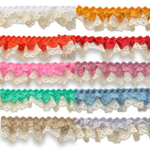 Surtido de doble puntilla con piqué en varios colores
