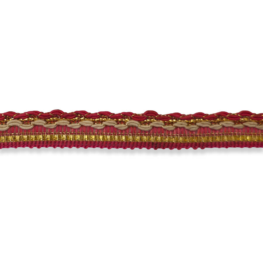 Galón Mixto con Hilo Metalizado 1,5cm (pieza 18m) - Varios colores - Imagen 3
