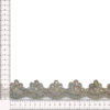 Pasamanería decorativa de 4 cm con brillo