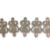 Galón oro con pedrería irisada de 8,5 cm