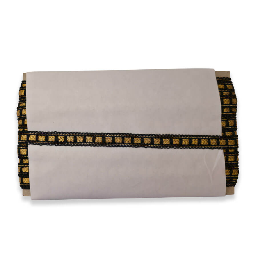 Adorno textil bicolor para vestuario