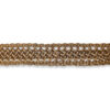 Tira entrelazada oro de 2,5 cm