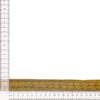 Galón trenza oro de 2,5 cm para confección