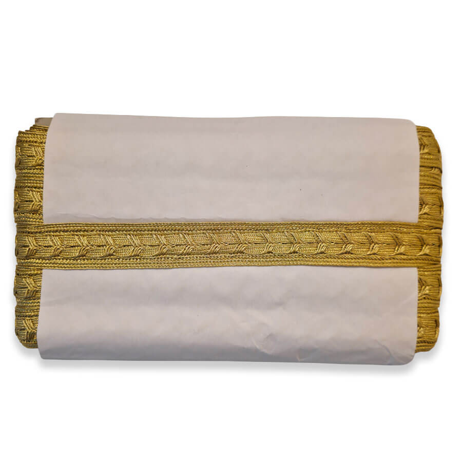 Galón decorativo oro para trajes regionales