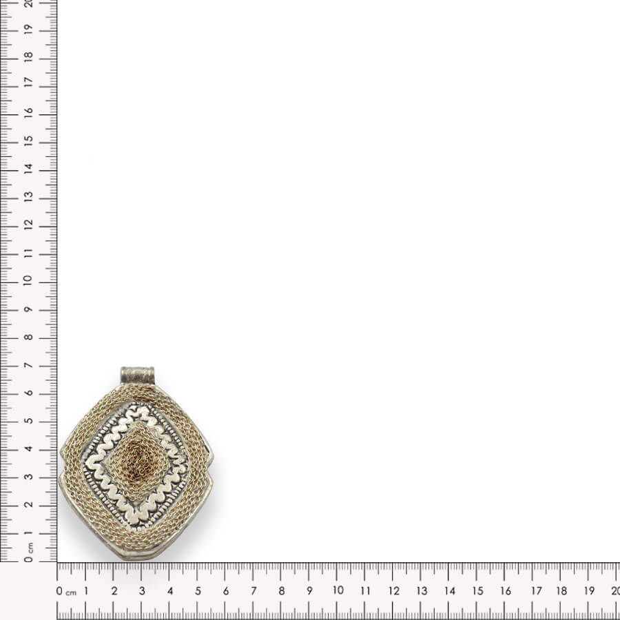 Colgante silver decorativo de 7,5 cm