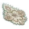 Aplique decorativo con cristales brillantes
