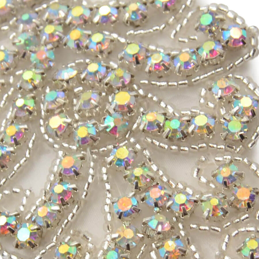 Aplicación textil brillante para confección