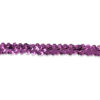 Lentejuela elástica morada de 20 mm