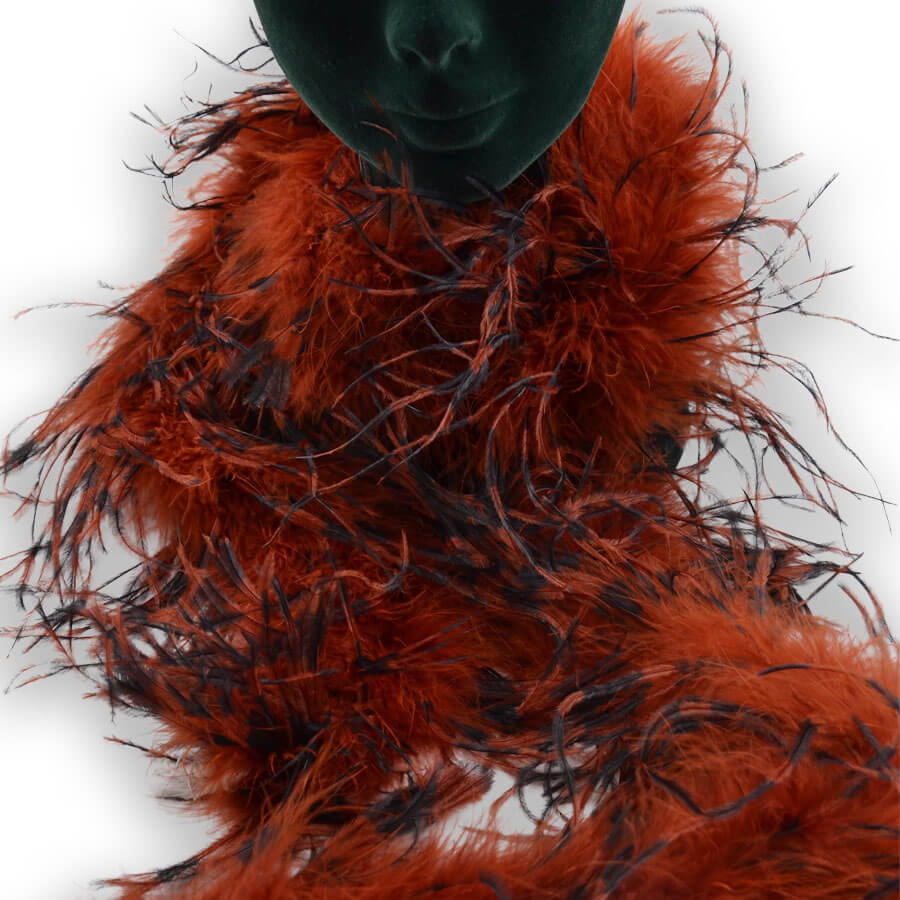 Plumas Ostrich Bicolor (pieza 2 Yardas) - varios colores - Imagen 17