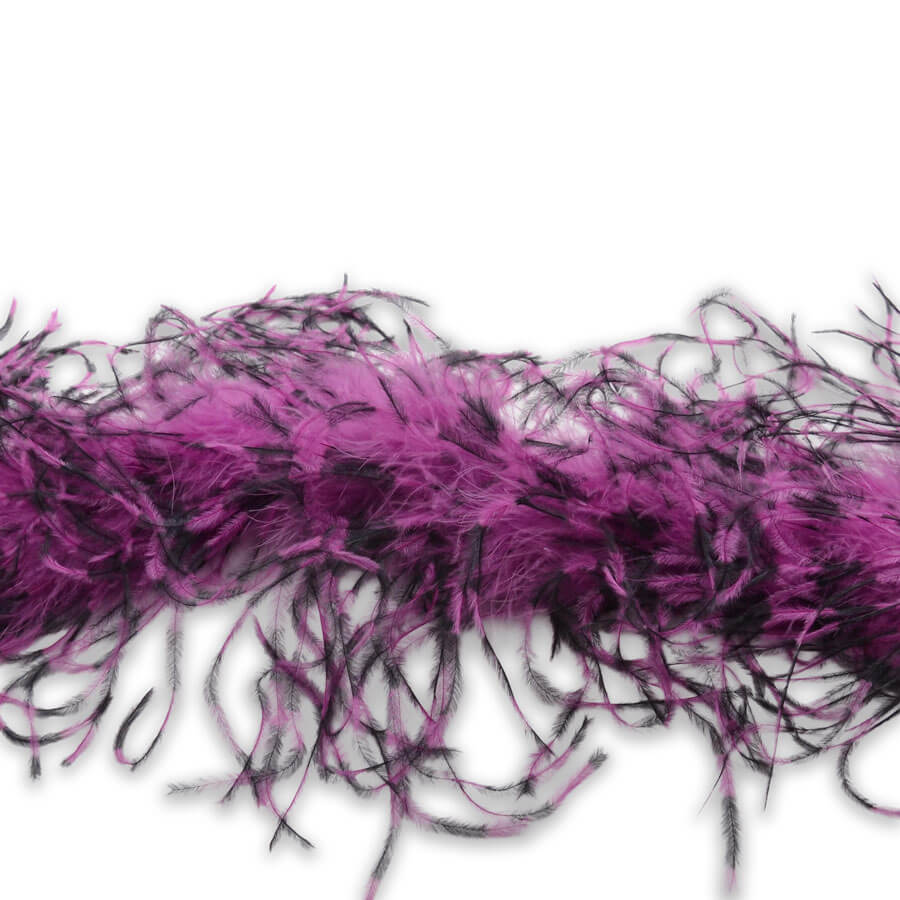 Plumas Ostrich Bicolor (pieza 2 Yardas) - varios colores - Imagen 3