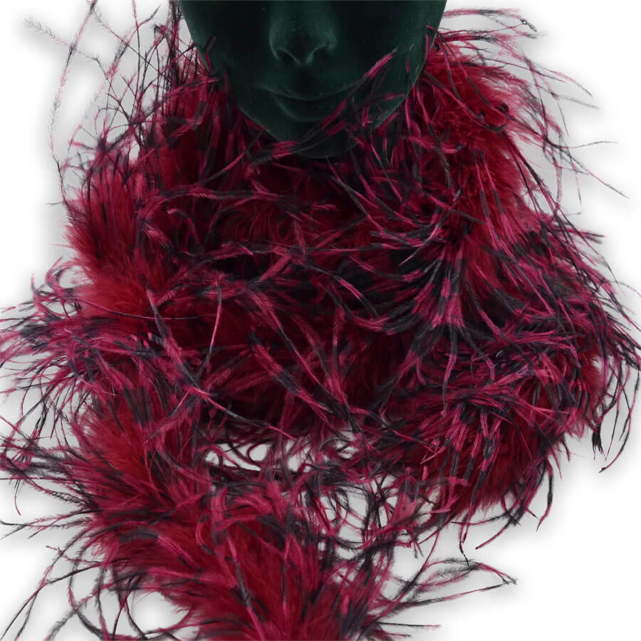 Plumas Ostrich Bicolor (pieza 2 Yardas) - varios colores - Imagen 11