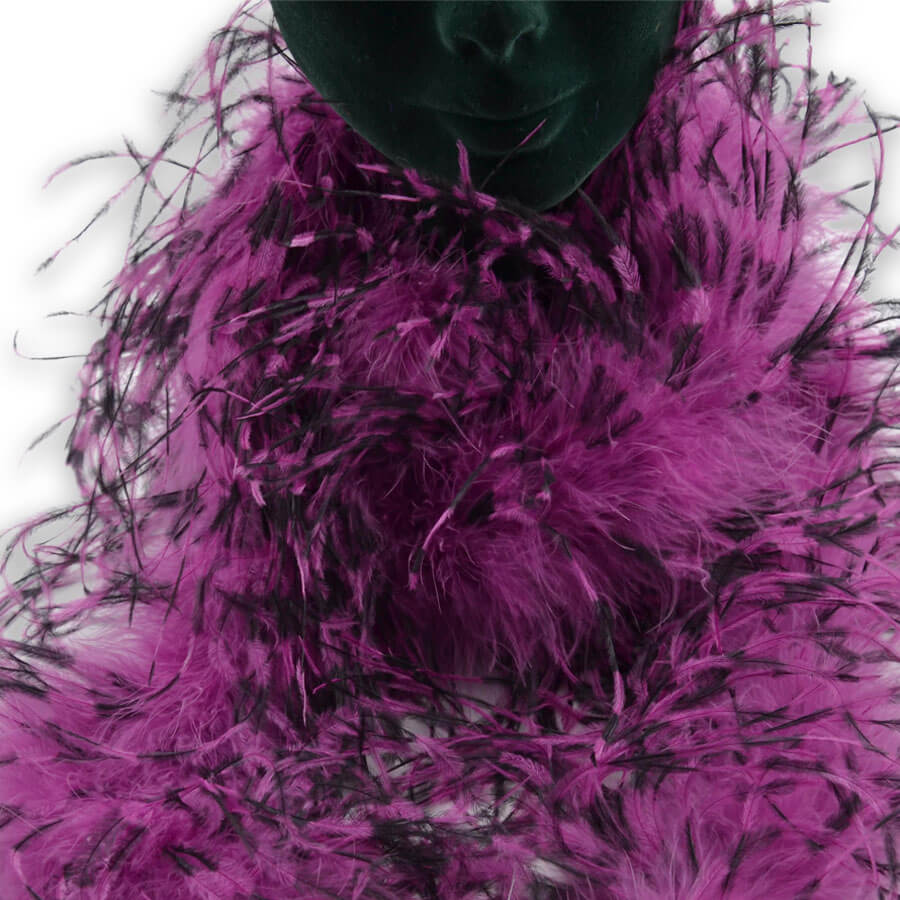 Plumas Ostrich Bicolor (pieza 2 Yardas) - varios colores - Imagen 2