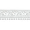 Encaje ornamental blanco de estilo tradicional