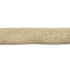 Elástico ancho beige con hilo dorado de 5 cm