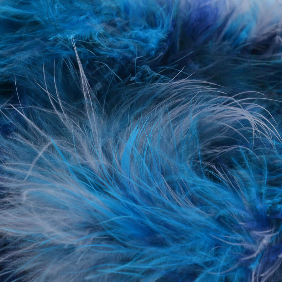 Boa de plumas Marabú para carnaval