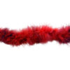 Boa Marabú decorativa roja de 2 yardas