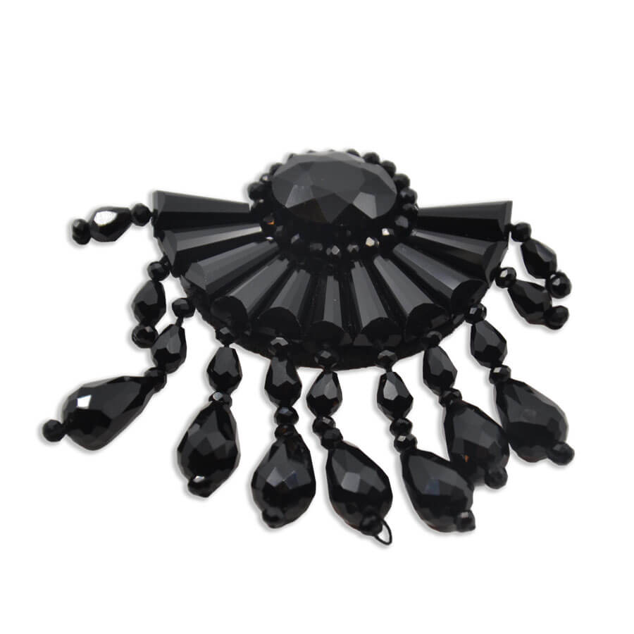 Aplicación decorativa para carnaval y espectáculo negro