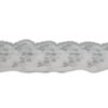 Puntilla Bordada Tul Metalizada 8cm (pieza 14m) - Plata y Oro - Thumbnail Image 2