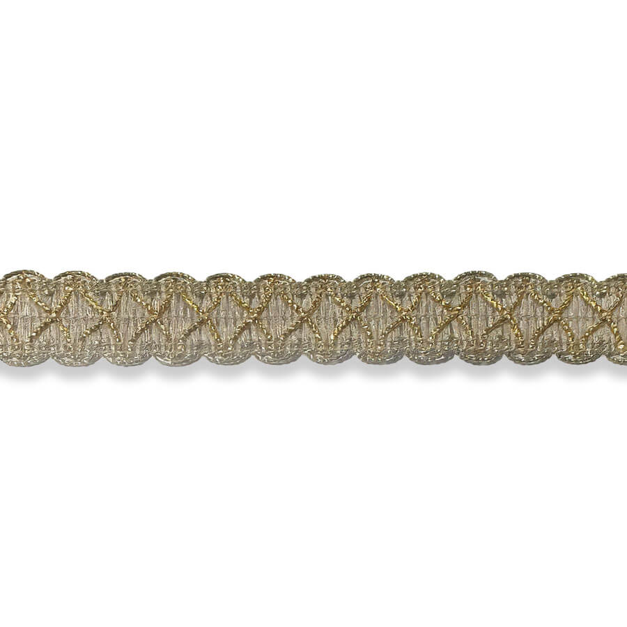 Pasamanería profesional de 1,5 cm con lurex
