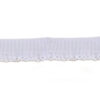Cinta plisada de algodón blanca de 3 cm referencia 475.54253